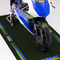 Εσωτερική κουβέρτα λογότυπων μοτοσικλετών χαλιών εκπαιδευτών ποδηλάτων PVC Tpr με 1.5mm που υποστηρίζει