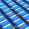 Εσωτερικό χαλί πατωμάτων PVC λουρίδων αντιολισθητικό 12 υγρού Matting πλέγματος ασφάλειας μέτρα μπλε